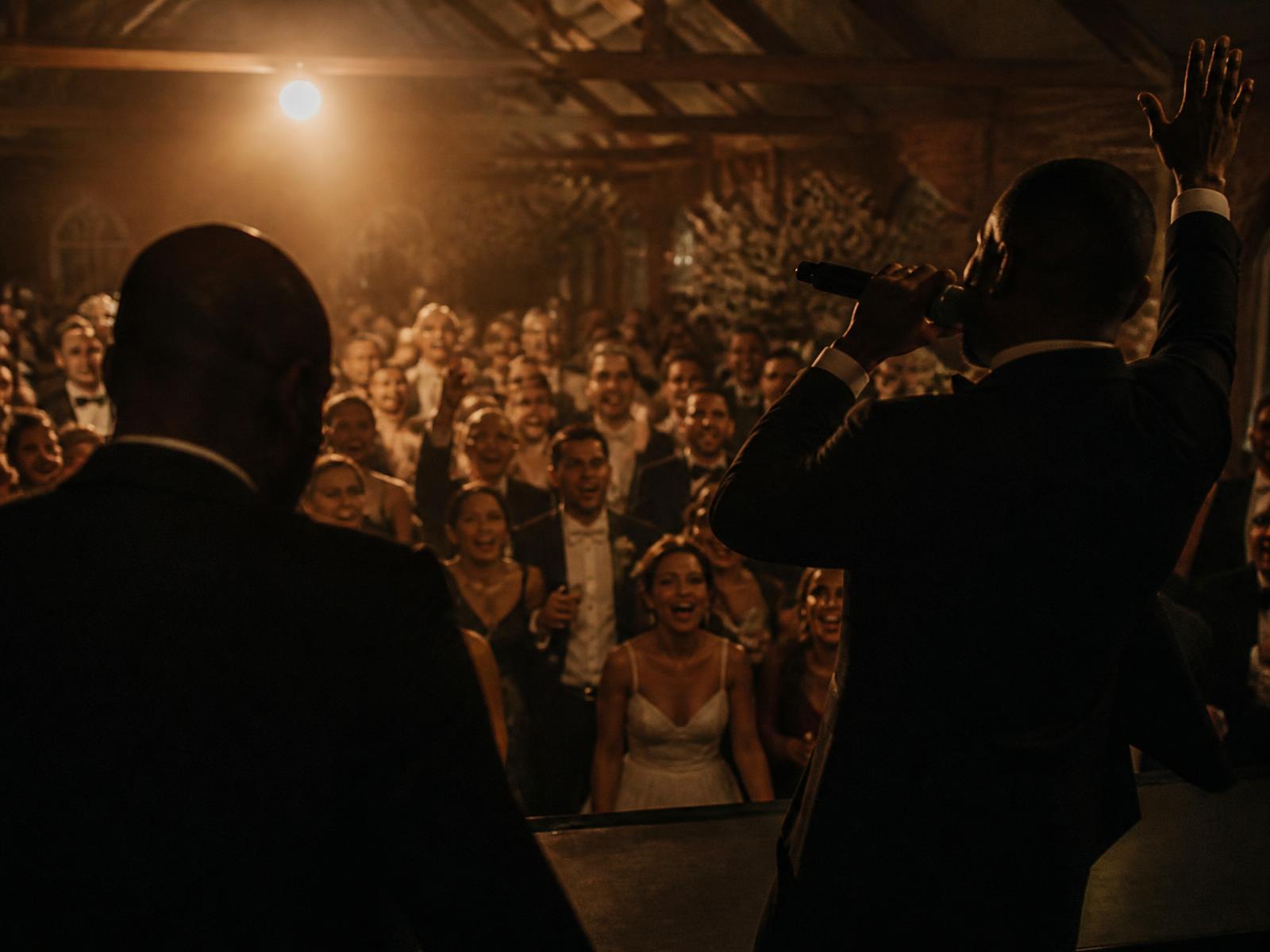 DJ and MC at a Central Florida wedding